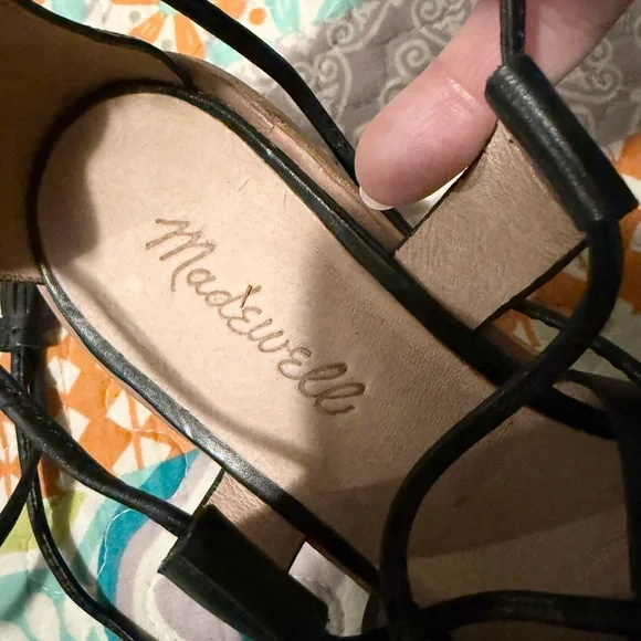 Madewell Daniela Block Heel Lace Up Sandals - Picture 11 of 13